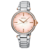 Seiko SRZ514P1 Peach Dial Analog Quartz Women's Watch