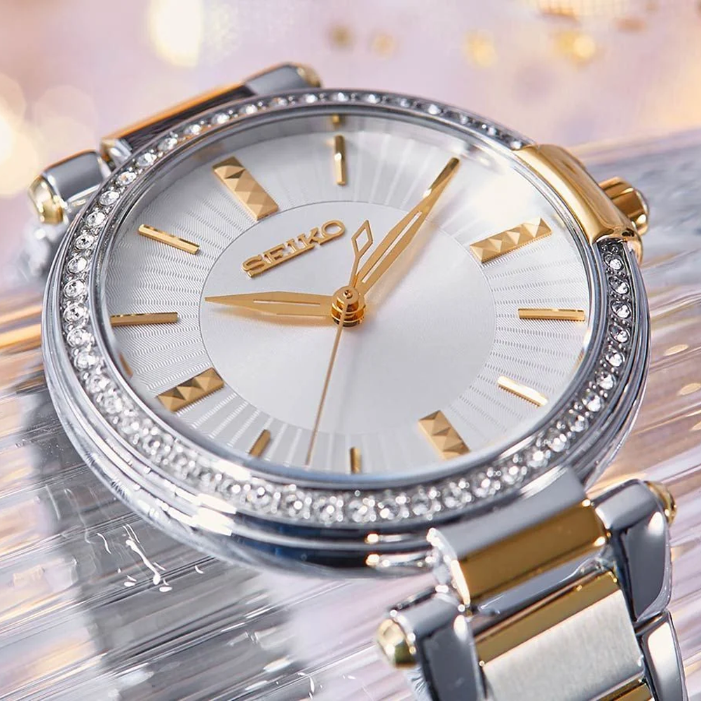 Seiko SRZ516P1 Silver Dial Analog Quartz Women's Watch