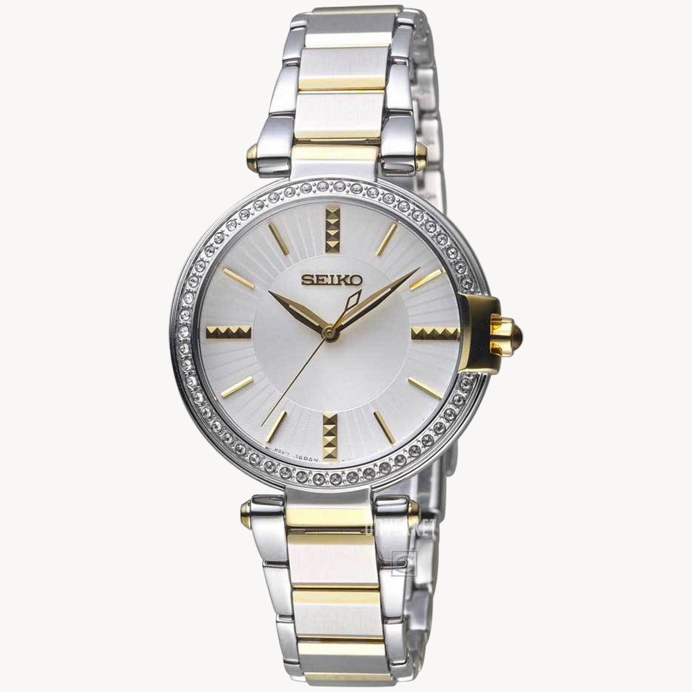 Seiko SRZ516P1  Silver Dial Analog Quartz women's Watch