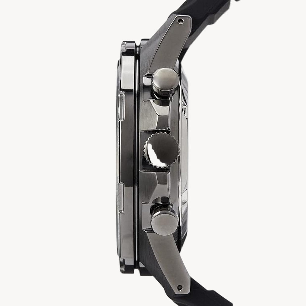 Seiko SSB349P1 Men's Quartz Watch Stainless Steel with Silicone Strap