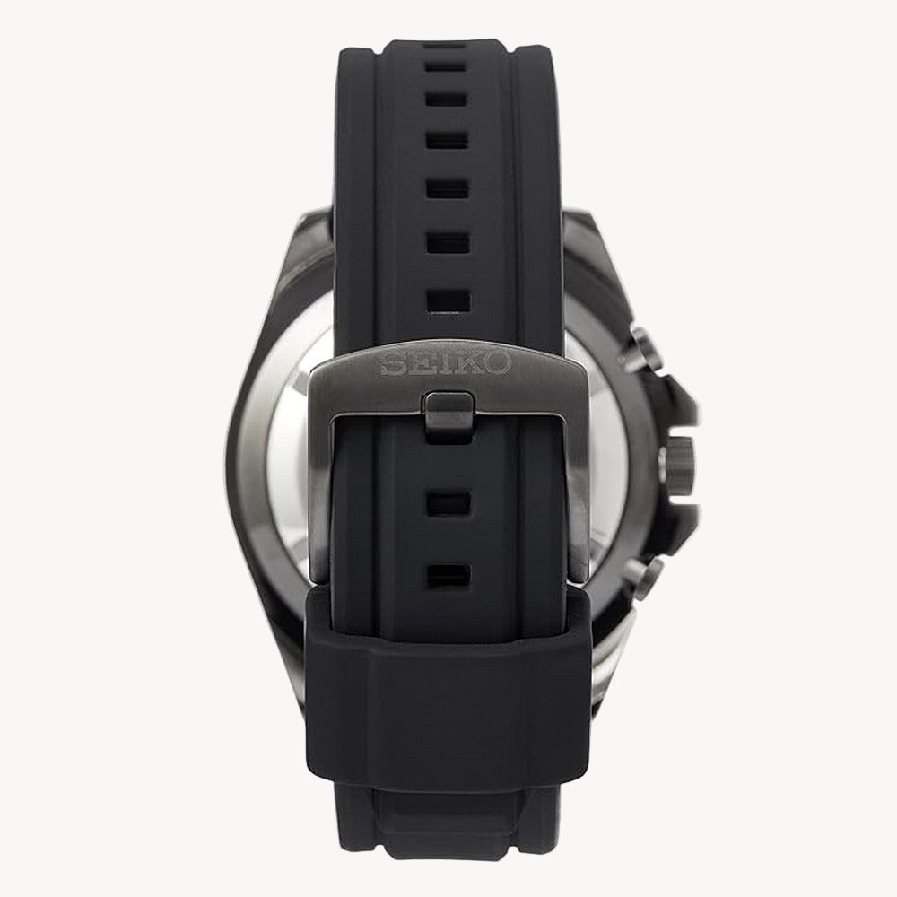 Seiko SSB349P1 Men's Quartz Watch Stainless Steel with Silicone Strap