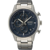 Seiko SSB387P1 Blue Dial Titanium Analog Quartz Chronograph Men's Watch