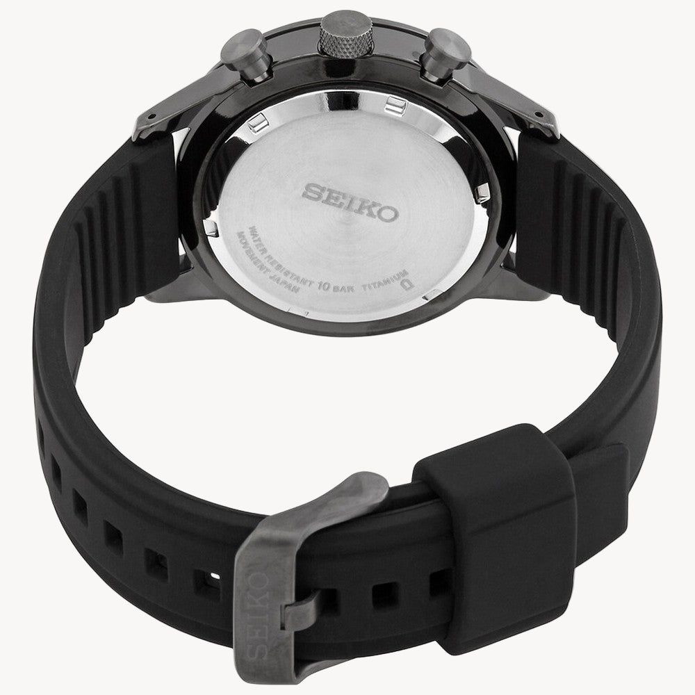 Seiko SSB393P1 Men's Quartz Watch Titanium with Stainless Steel Strap