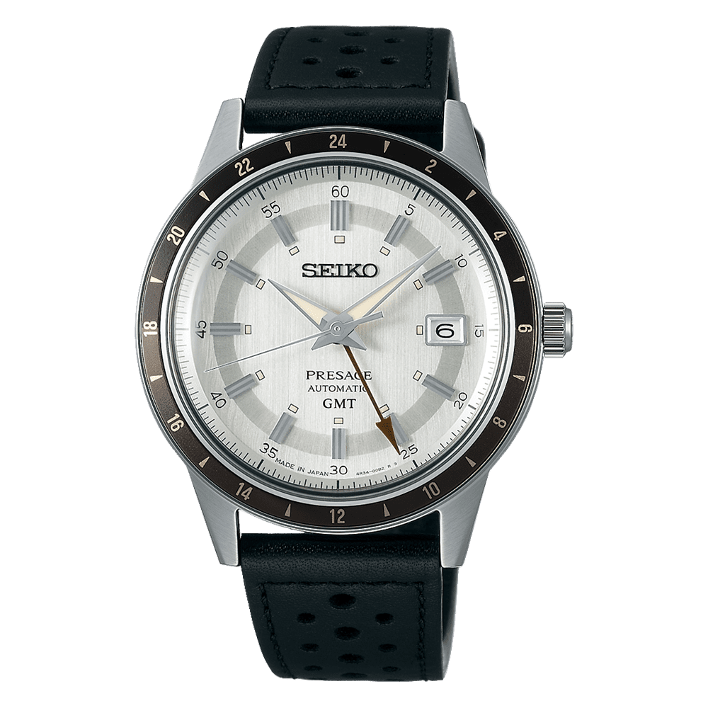 Seiko SSK011J1 Presage Style60s GMT Men's Watch - Front