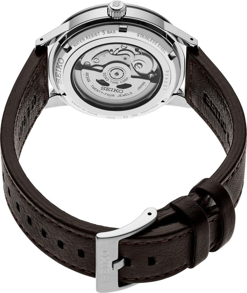 Seiko SSK013J1 Presage Style60’s GMT Dark Grey Dial Men's Watch