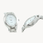 Seiko SUP005P1 women's Solar White Dial Bracelet Watch