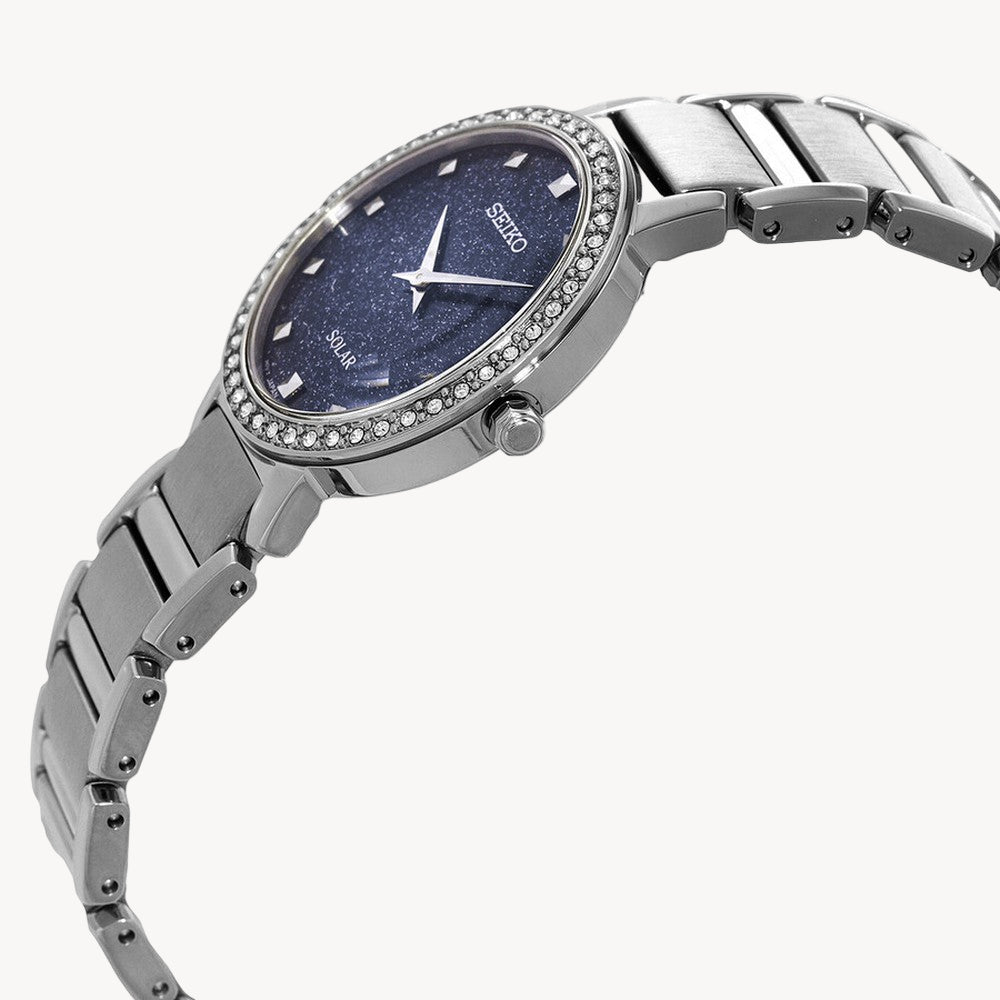 Seiko SUP433P1 Womens Analog Quartz Watch with Stainless Steel Strap