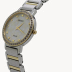 Seiko SUP454P1 Crystal Silver Gold Dial women's Watch