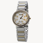 Seiko SUP454P1 Crystal Silver Gold Dial women's Watch