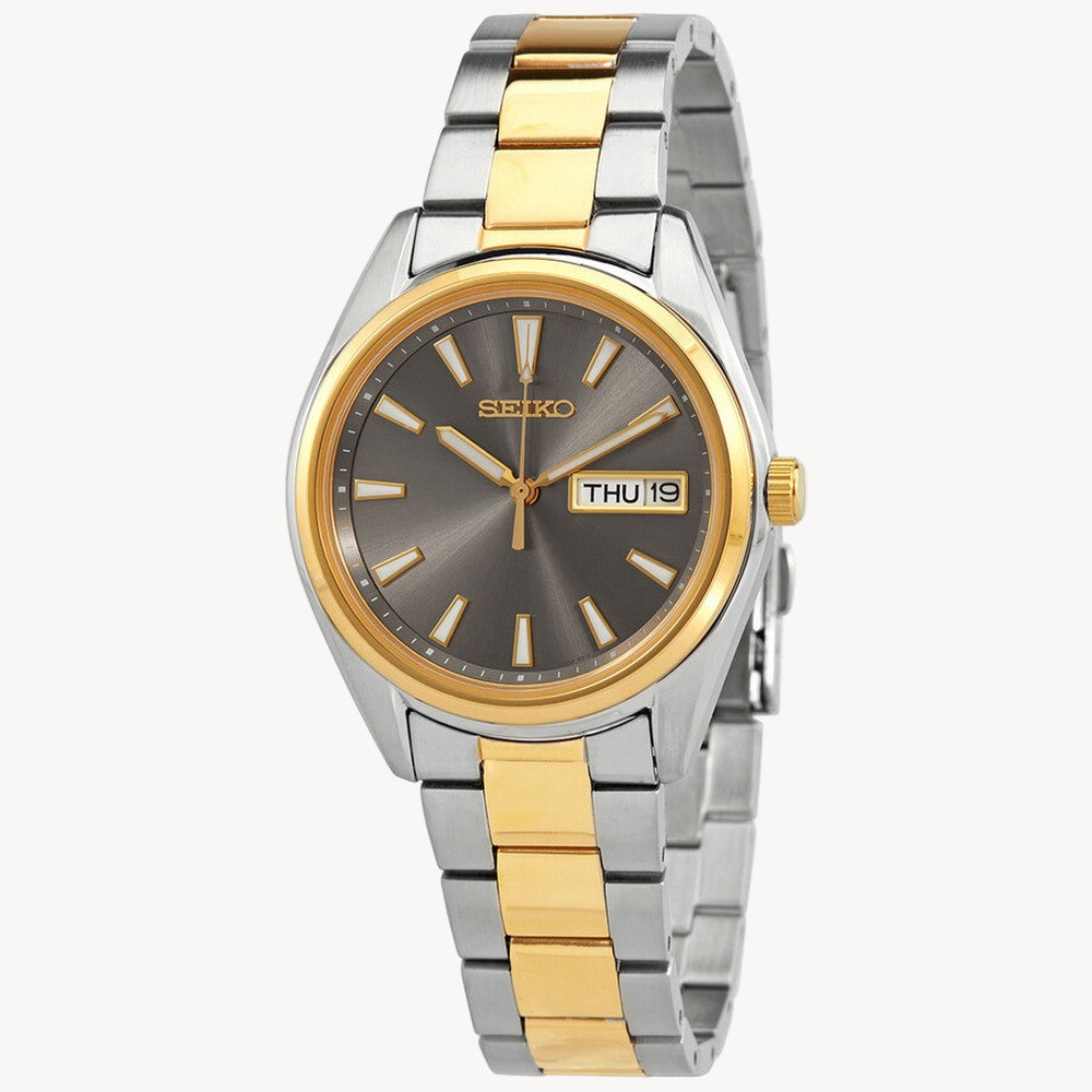 Seiko Women Analogue Japanese Quartz Watch with Stainless Steel Strap SUR348P1