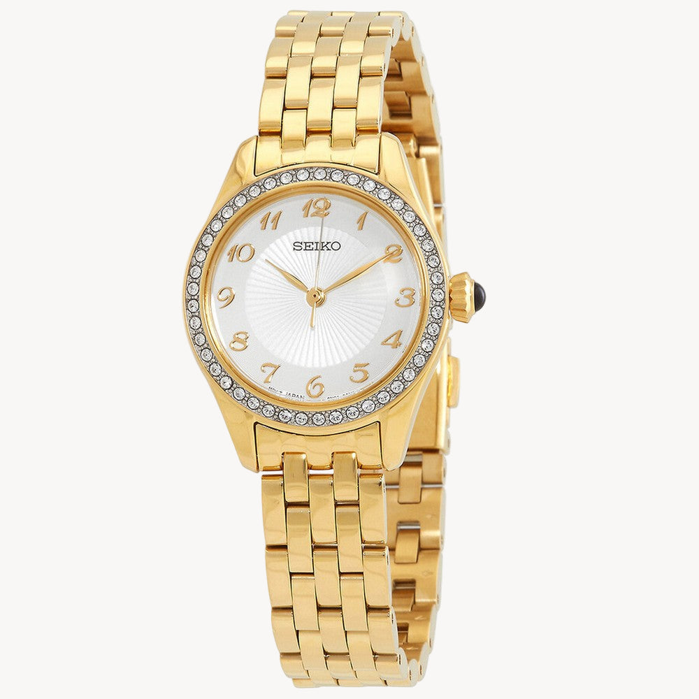 Seiko Ladie's Analogous Quartz Watch with Stainless Steel Strap SUR388P1