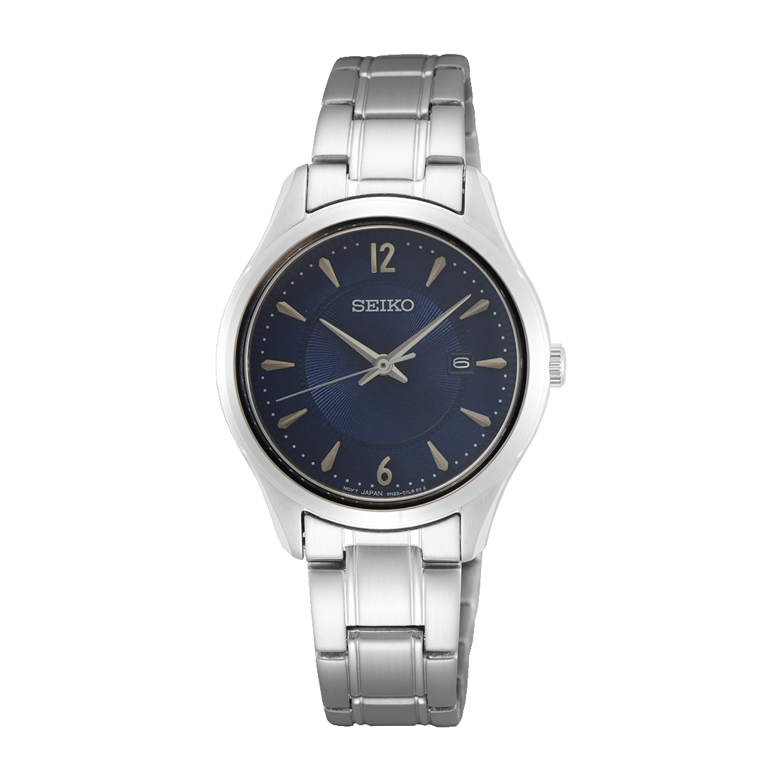 Seiko SUR425P1 Classic Blue Dial Women's Watch - Front