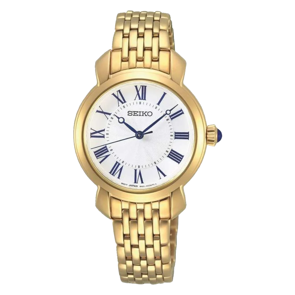 Seiko SUR626P1 White Dial Steel Bracelet Women's Watch