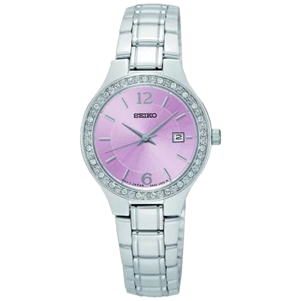 Seiko SUR787P1 Pink Dial Sapphire Crystal Women's Watch