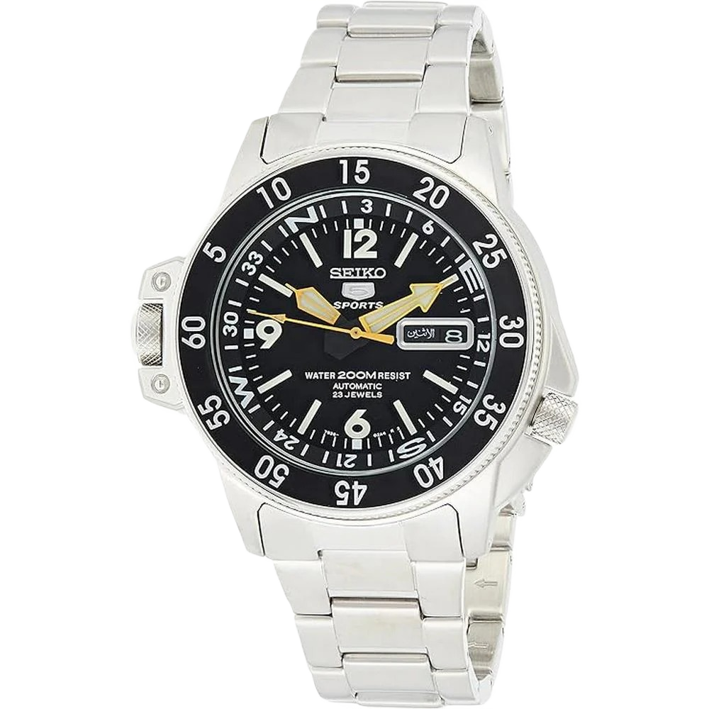 Seiko SKZ211K1 5 Sports Stainless Steel Automatic Men's Watch
