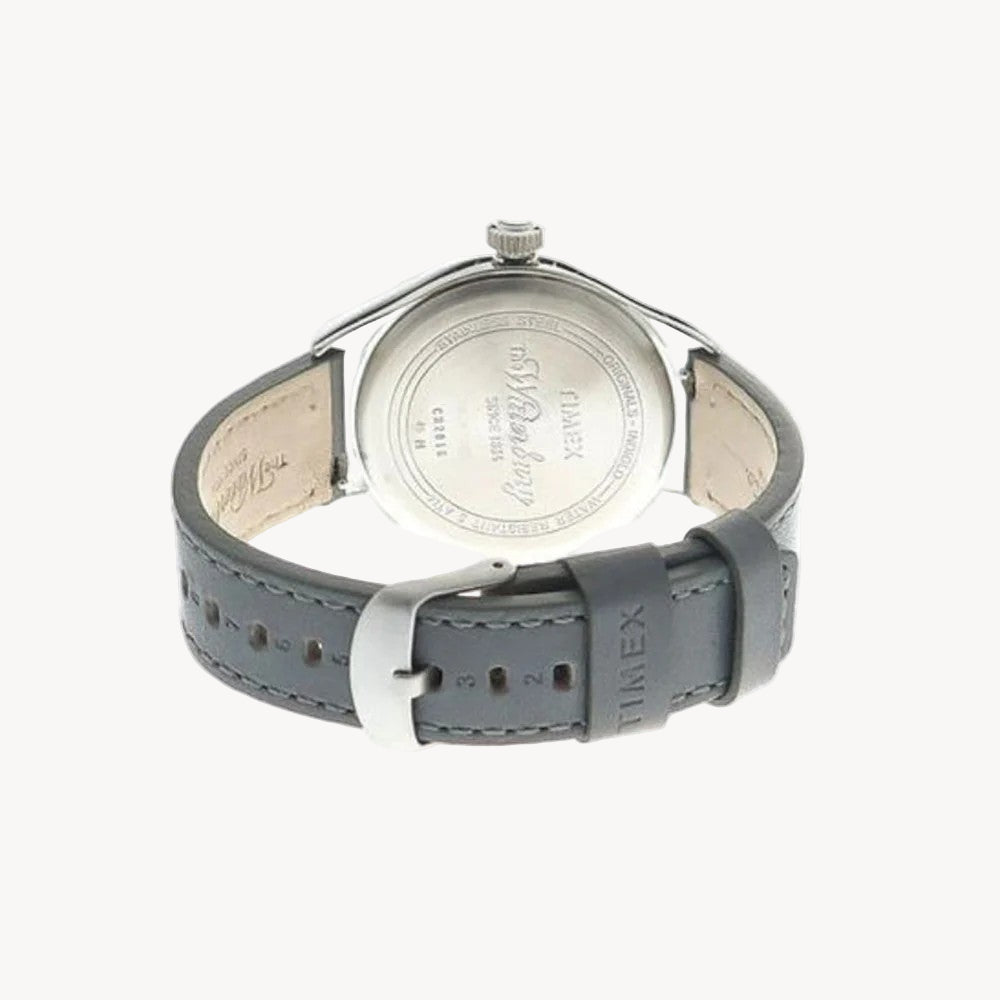 ساعة تايم إكس TW2R71000 واتربري ديت بسوار جلدي مقاس 40 مم