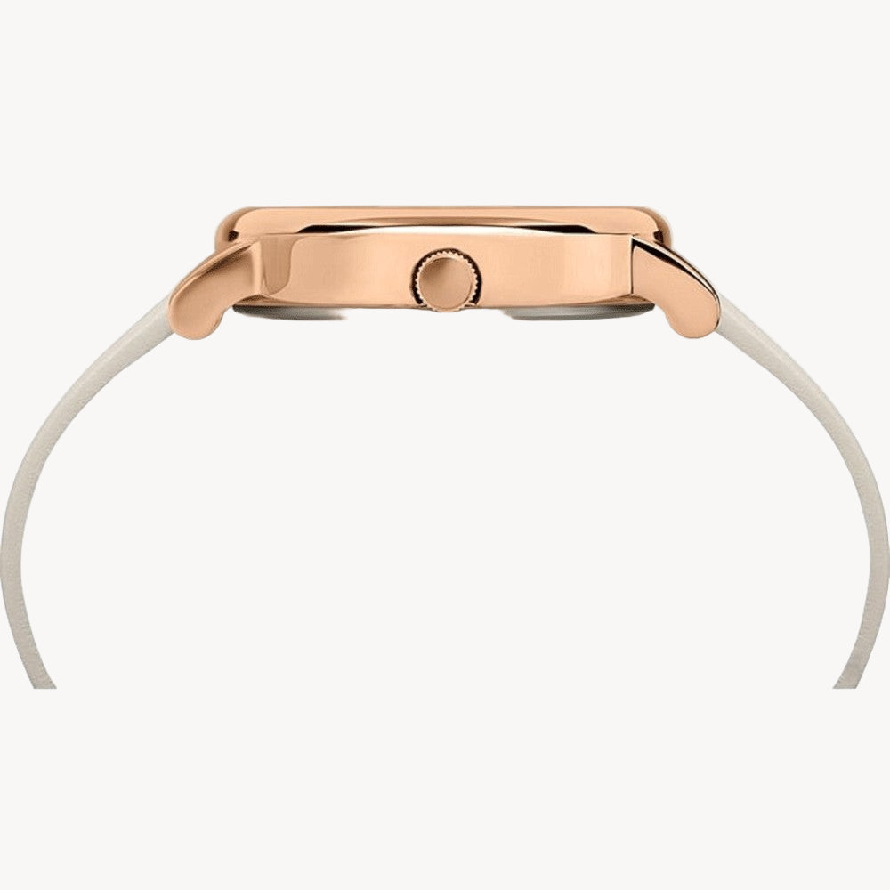 ساعة TimeX TW2T78100 Crystal Bloom النسائية باللون الذهبي الوردي