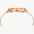 ساعة TimeX TW2T78100 Crystal Bloom النسائية باللون الذهبي الوردي