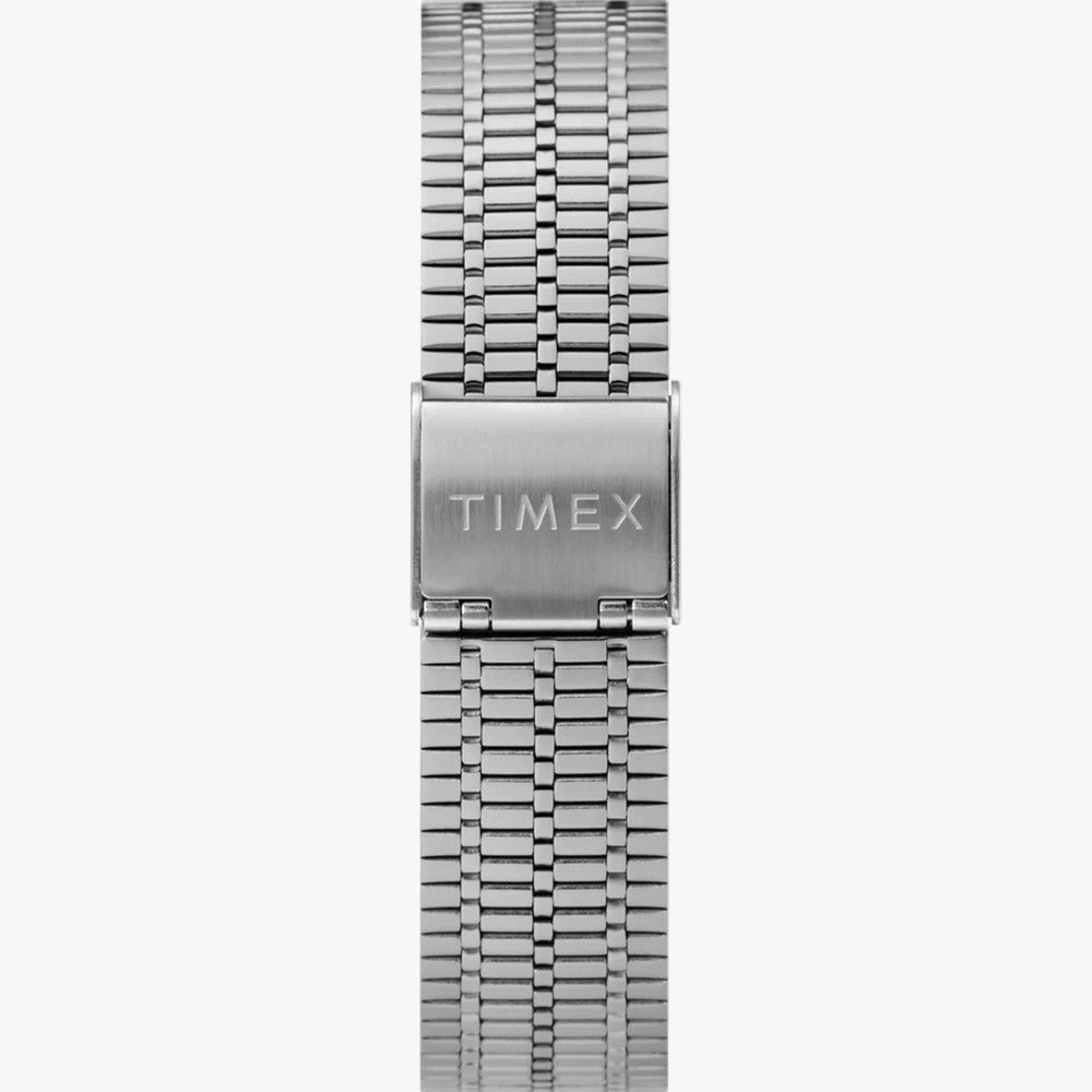 ساعة Q TimeX TW2T80700 Reissue 38 مم بسوار من الفولاذ المقاوم للصدأ