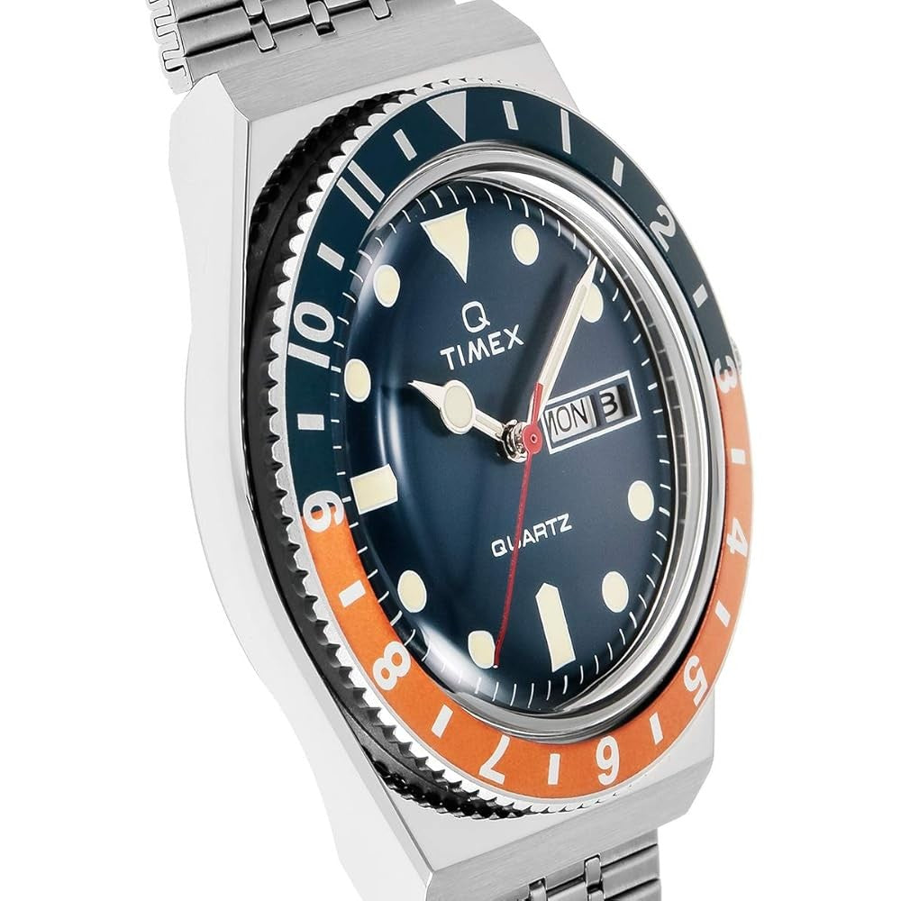 ساعة تايم إكس TW2U61100 للرجال كوارتز تناظرية بسوار من الفولاذ المقاوم للصدأ