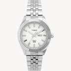 ساعة TimeX TW2U78700 Legacy Boyfriend بسوار من الفولاذ المقاوم للصدأ مقاس 36 مم