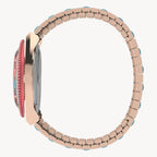 ساعة Q TimeX TW2U81500 Malibu 36 مم بسوار قابل للتمدد من الفولاذ المقاوم للصدأ