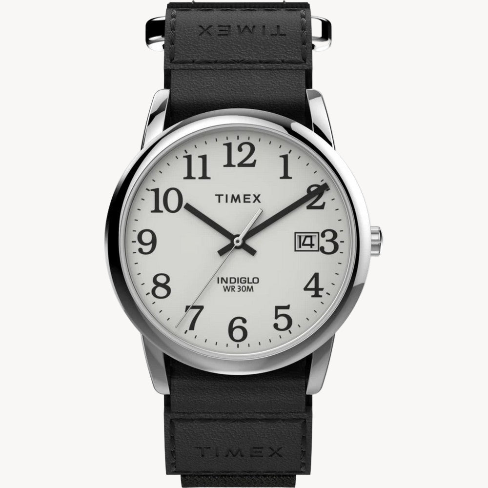 ساعة TimeX TW2U84900 Easy Reader 35 مم بسوار من القماش سريع اللف