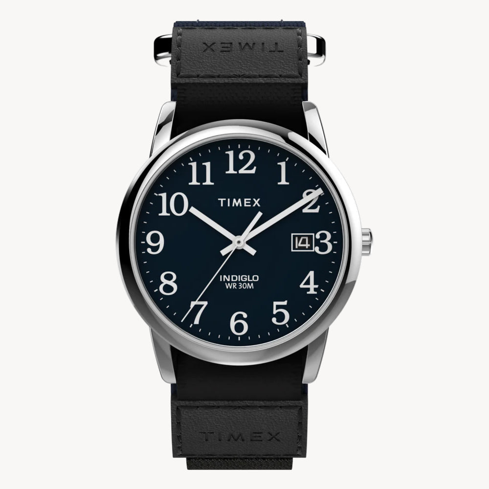 ساعة TimeX TW2U85000 Easy Reader 35 مم بسوار من القماش سريع اللف