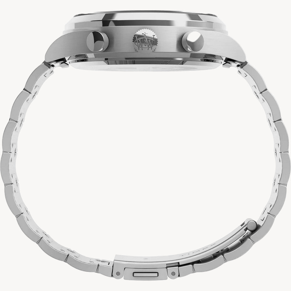 ساعة تايم إكس TW2U90900 واتربري كرونوغراف تقليدية 42 مم بسوار من الفولاذ المقاوم للصدأ