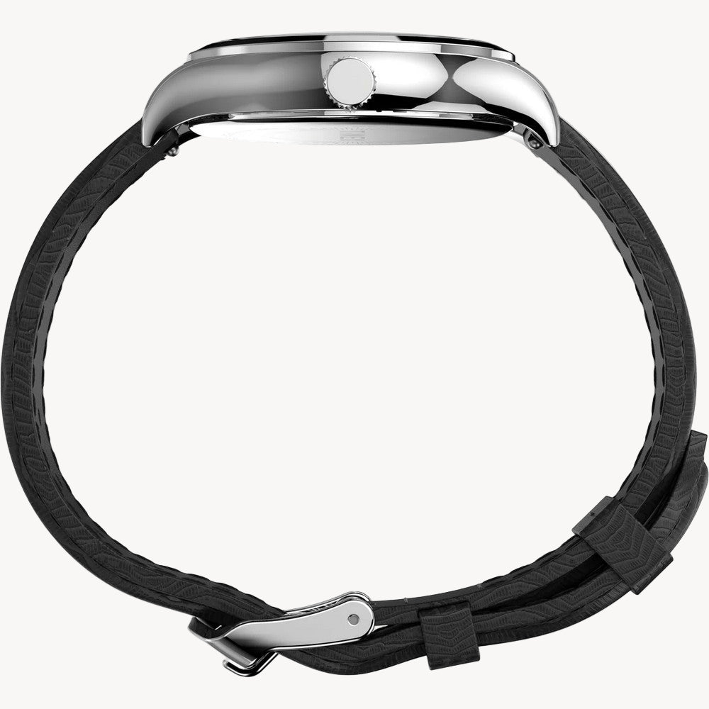 ساعة TimeX TW2U97700 Waterbury التقليدية بسوار جلدي مقاس 34 مم