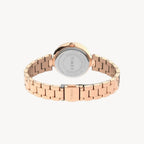 ساعة TimeX TW2V24600 النسائية التناظرية بسوار من الفولاذ المقاوم للصدأ