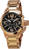 TW Steel Canteen TW307 Gold Plated Chronograph Black On bracelet  MEN'S WATCH