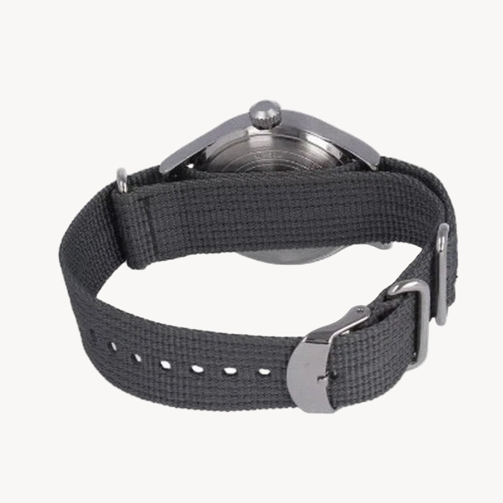 ساعة تايم إكس TW4B05700 للرجال من تود سنايدر مود، 40 مم، كوارتز، حزام قماش، رمادي، 20 ساعة كاجوال