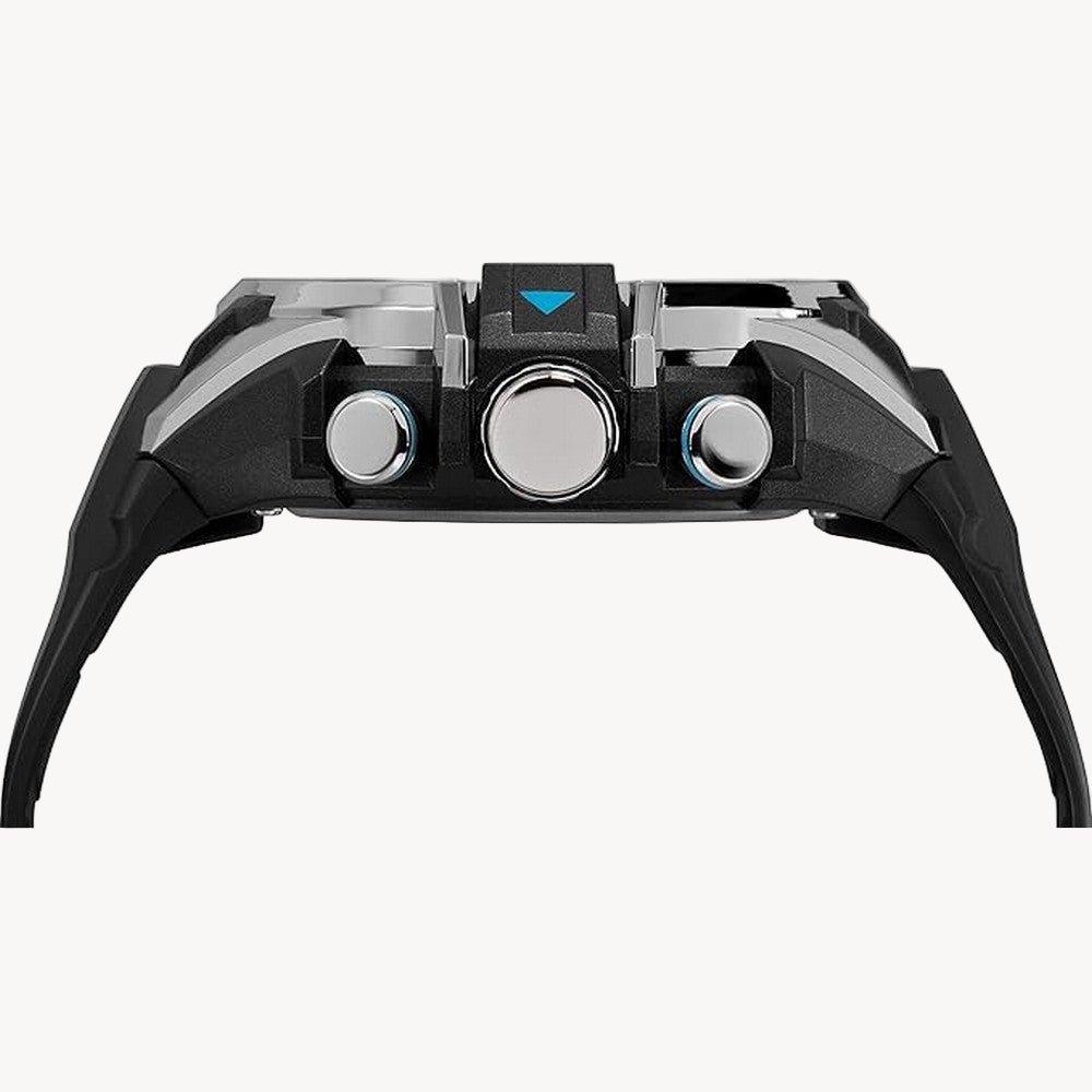 ساعة TimeX TW5M23000 للرجال The Guard DGTL 47 مم بسوار من الراتنج