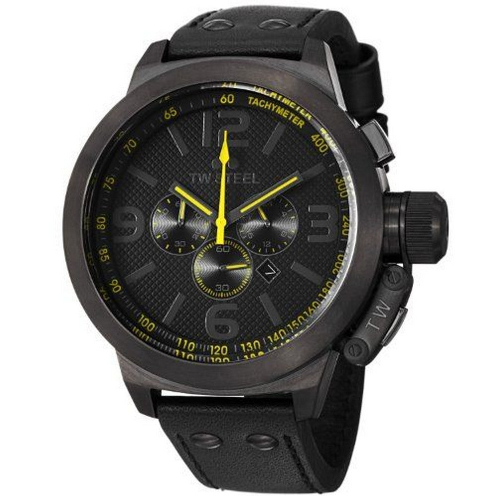 TW Steel TW901R  Canteen Japanese Quartz Black Dial Men's Watch