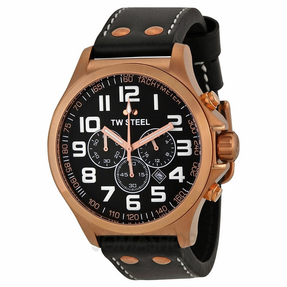 TW Steel TW418 Analog Quartz Black Dial Men's Watch