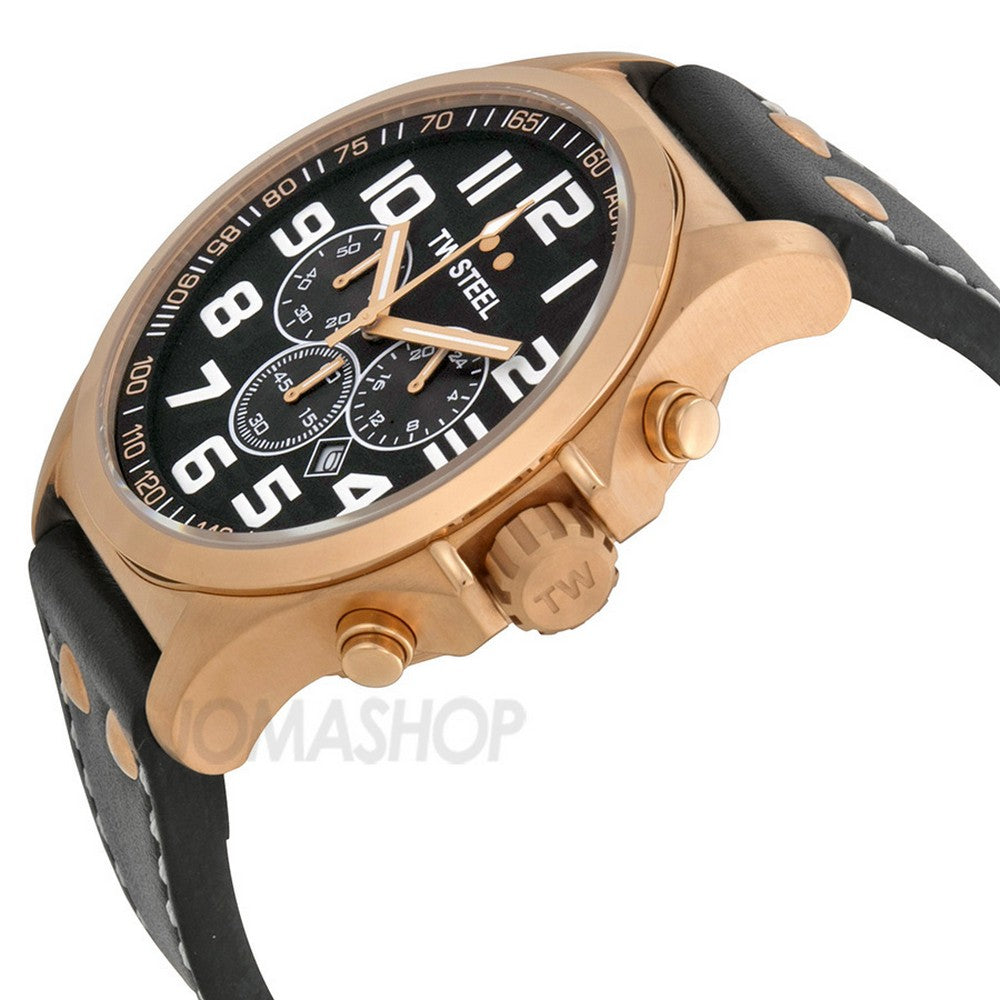 TW Steel TW418 Analog Quartz Black Dial Men's Watch