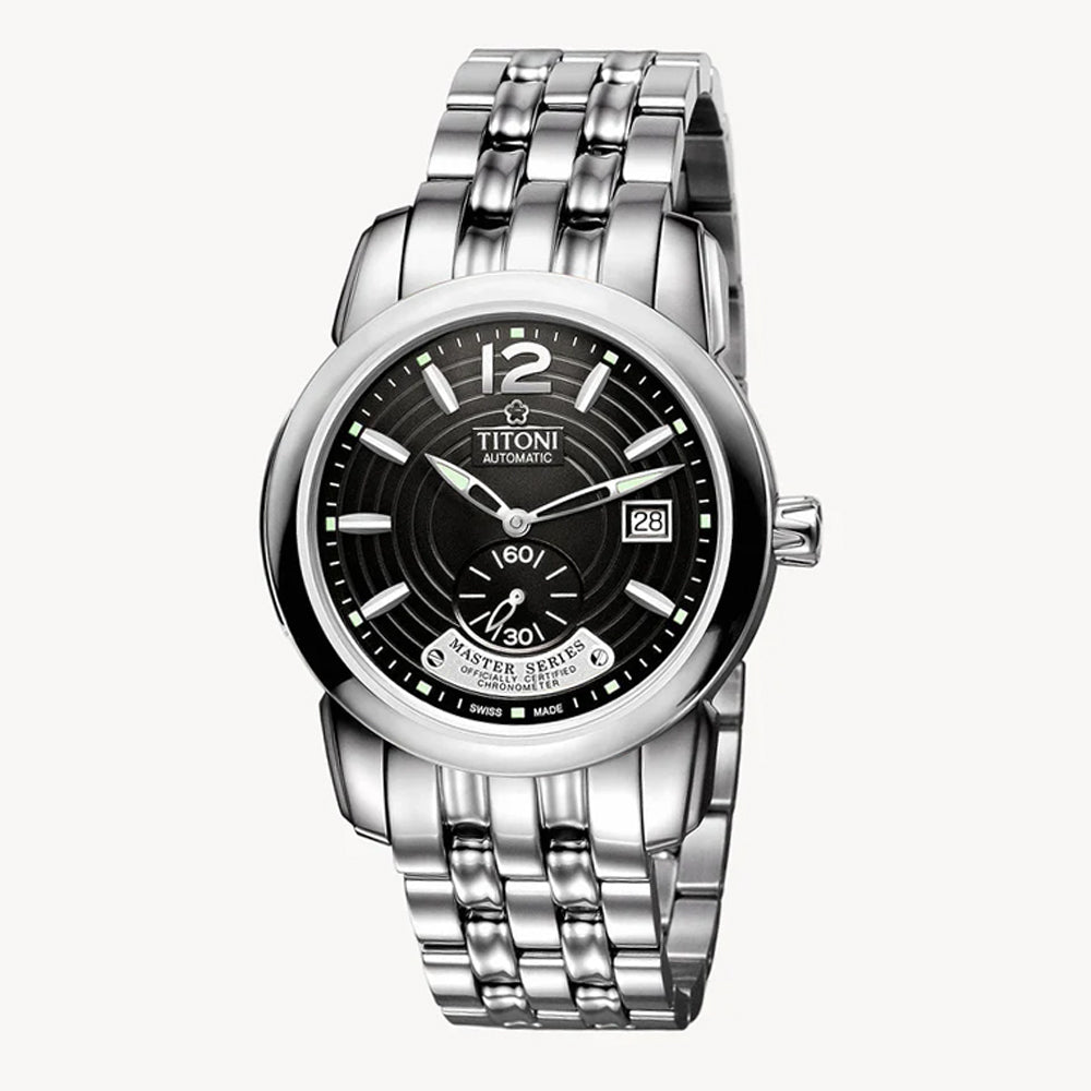 كرونومتر تيتوني 83688 ماستر سيريز 40 مم | سويسرية أوتوماتيكية، ياقوت أزرق