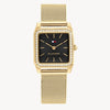 Tommy Hilfiger 1782611 Tea Le Women's Gold-Tone Black Dial Watch - 26 mm