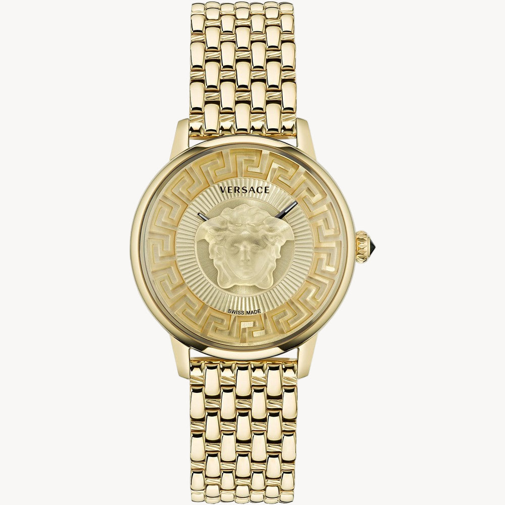 Women Gold Analog Stainless Steel Watch VE6F00623