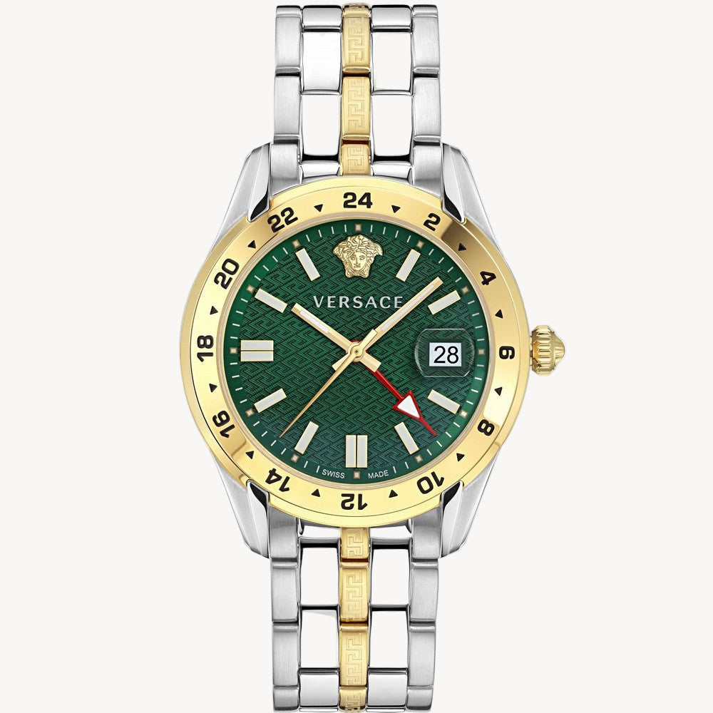 Versace Greca Time GMT Men’s Watch — VE7C00623