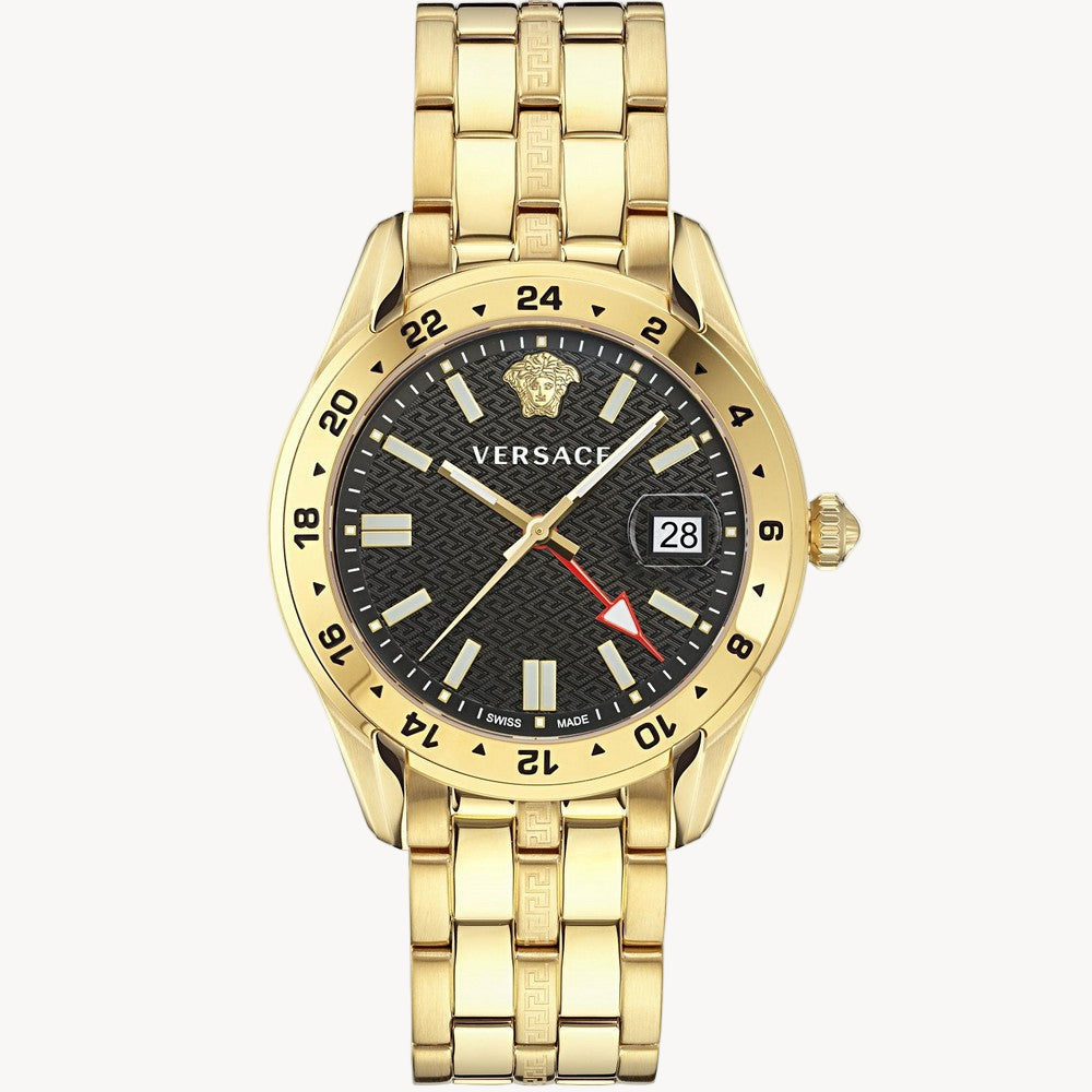Versace Greca Time GMT Men’s Watch — VE7C00723