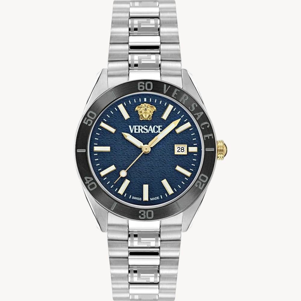 Versace V-Dome Men’s Quartz Watch — VE8E00324