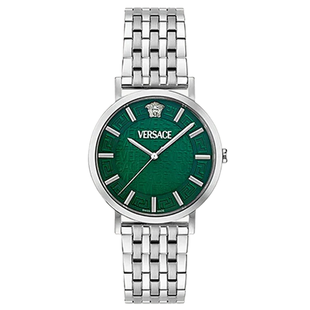 ساعة فيرساتشي VE8Q00324 جريسكا رفيعة بمينا خضراء