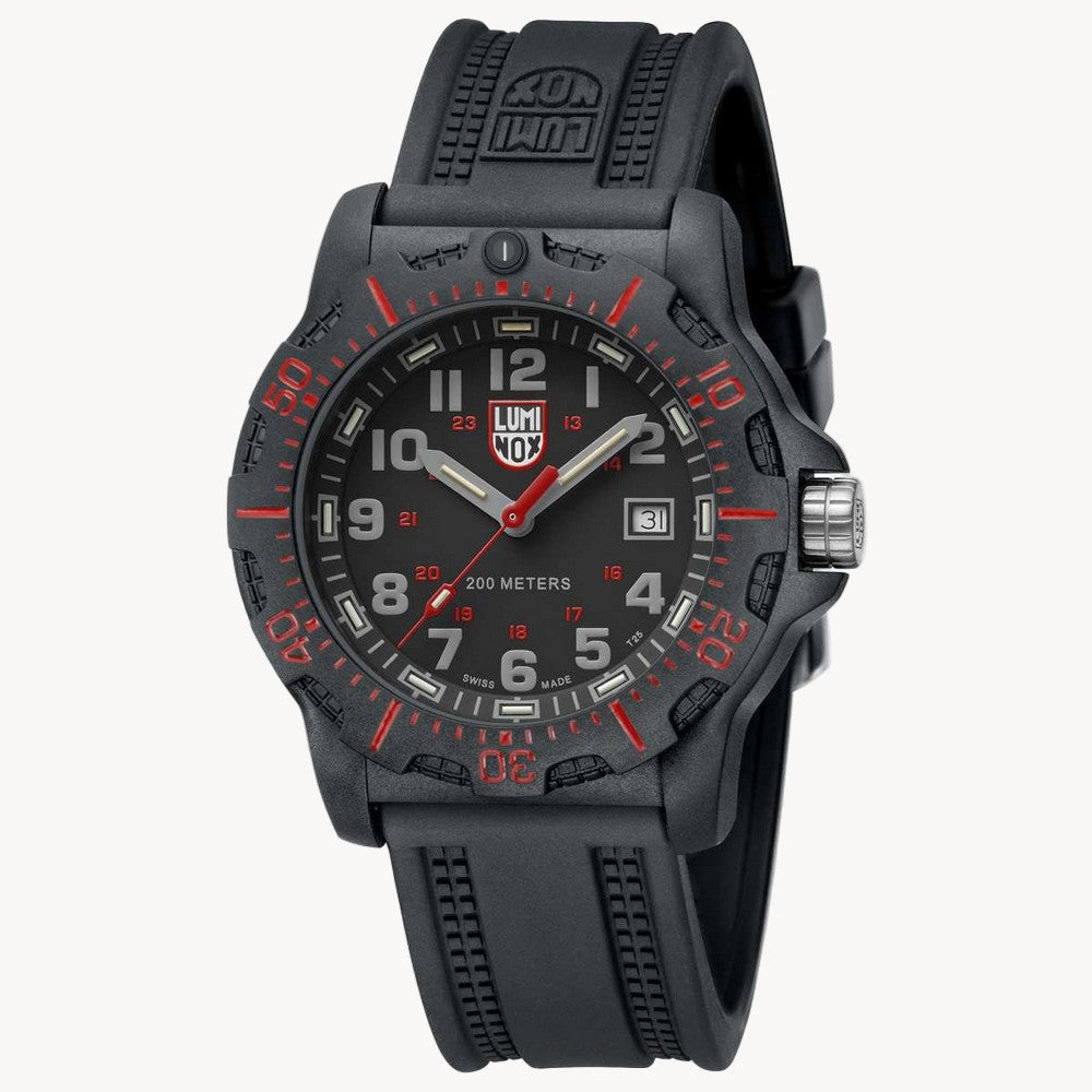 Luminox Black OPS Quartz Black and Red Men's Watch