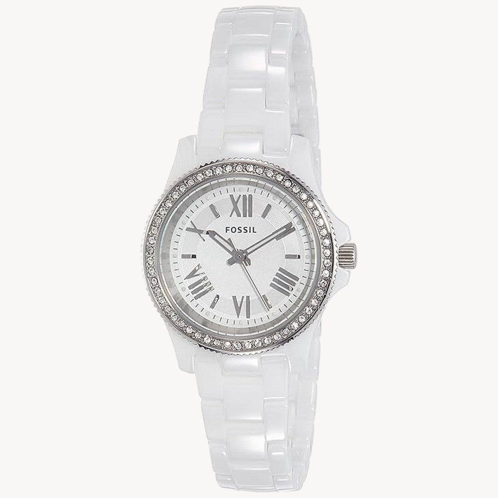 Fossil  CE1085 Cecile Analog White Dial Women's Watch