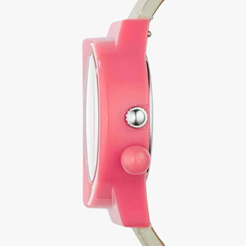 Fossil Ekw1005 Eley Kishimoto Pink White Leather
