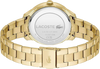 Lacoste 2001294 Gold Steel Black Dial Multi-function Women's Watch