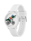 Lacoste 2011265 Men's White Dial, White Silicone Watch