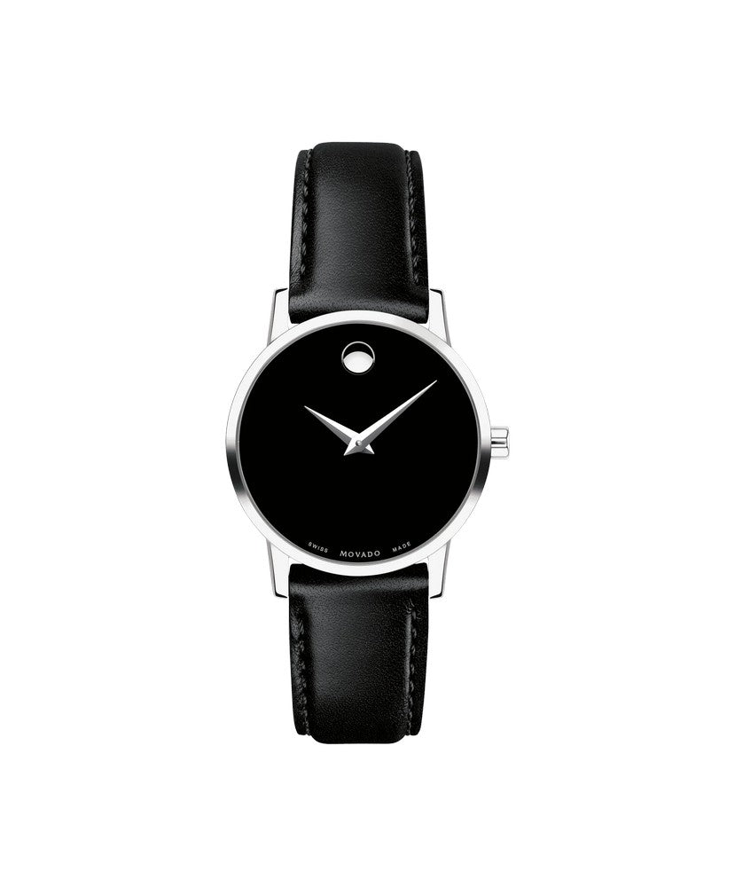 Movado 607274 Museum Classic Black Dial Ladies Watch